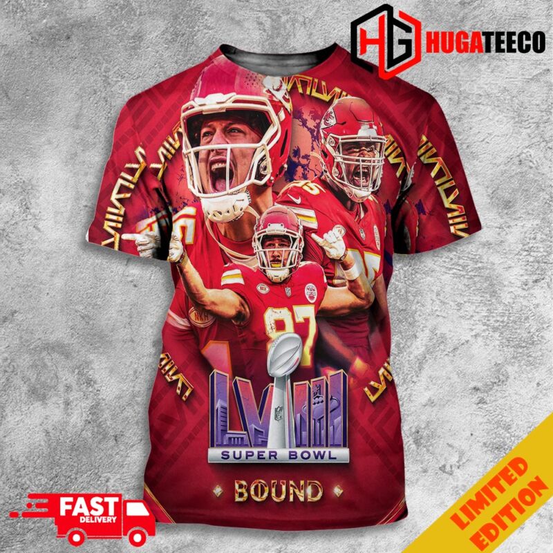 Super Bowl Champpionship Super Bowl Kansas City Chiefs Merchandise 3D All Over Print T-Shirt