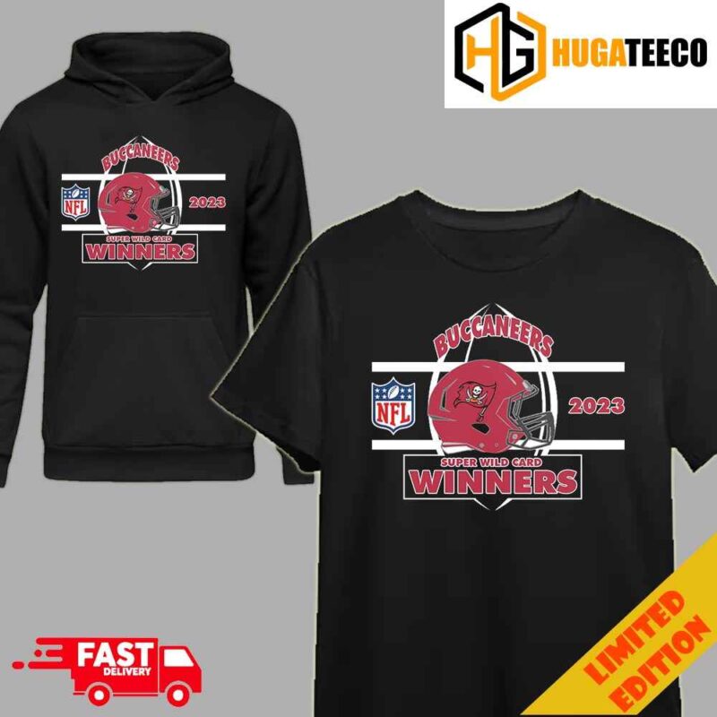 Tampa Bay Buccaneers NFC Wild Card Champions Season 2023-2024 NFL Divisional Helmet Winners T-Shirt Hoodie