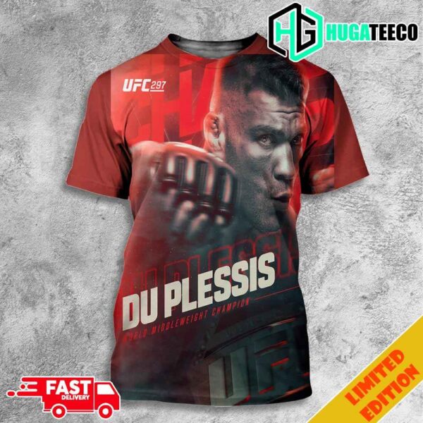 The Belt Is Going To South Africa Dricus Du Plessis Defeats Sean Strickland And Become New Middleweight Champion Of The World UFC 297 Winners All Over Print T-Shirt