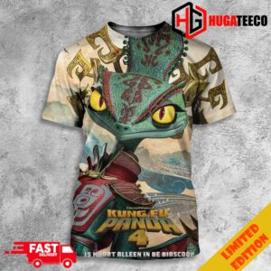 The Chameleon New Charater Posters For Kung Fu Panda 4 Releasing In Theateers On March 8 3D T-Shirt