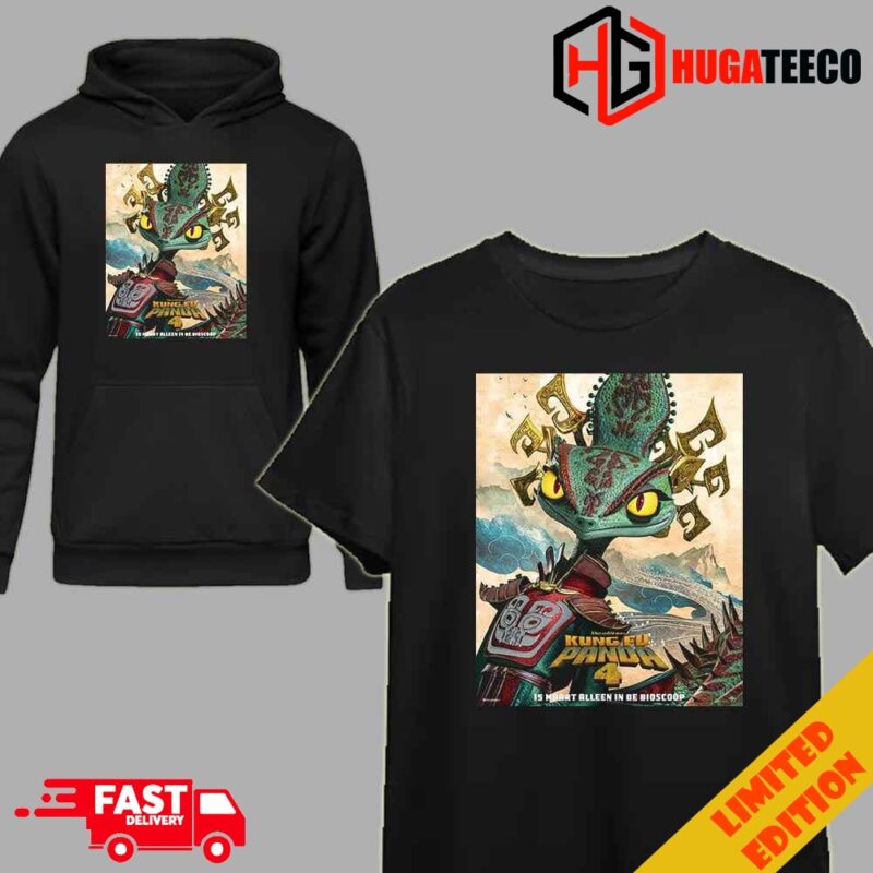 The Chameleon New Charater Posters For Kung Fu Panda 4 Releasing In Theateers On March 8 T-Shirt Hoodie