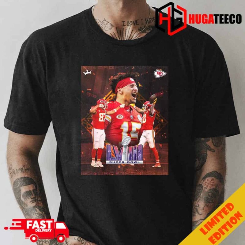 The Kansas City Chiefs Become Champion Of AFC Championship 2023-2024 And Headed To Super Bowl LVIII NFL T-Shirt