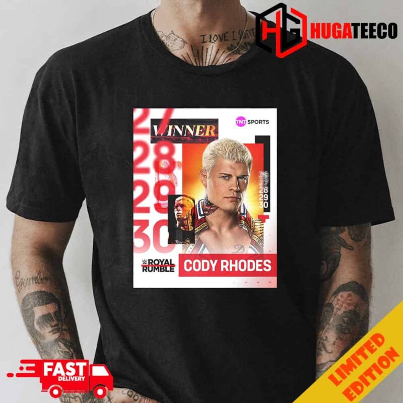 Time To Finish The Story Cody Rhodes Has Won The Royal Rumble For The Second Year In A Row And Will Main Event WrestleMania XL T-Shirt