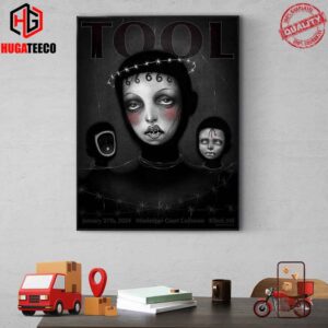 Tonight TOOL effing TOOL In Biloxi MS At The MS Coast Coliseum With Behold The Elder Limited Merch Poster With Liz Passerieux Home Decor Poster Canvas