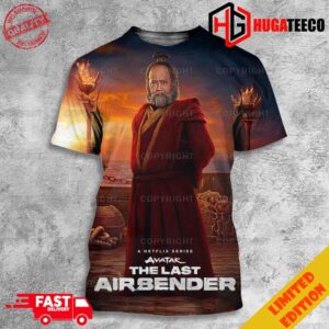 Uncle Iroh In Live Action Avatar The Last Airbender Series Releasing February 22 on Netflix Unique 3D T-Shirt
