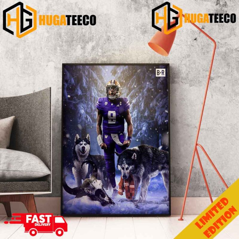 Washington Huskies Ice Texas In The Sugar Bowl CFP Final Season 2023-2024 Merchandise Poster Canvas