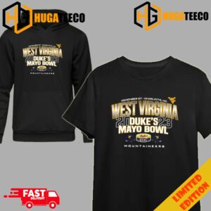 West Virginia Mountaineers 2023 Duke’s Mayo Bowl College Football Bowl Champions T-Shirt Long Sleeve Hoodie