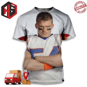Alan Ritchson Plays The Role Of Thad Castle In The TV Series Blue Mountain State  3D T-Shirt