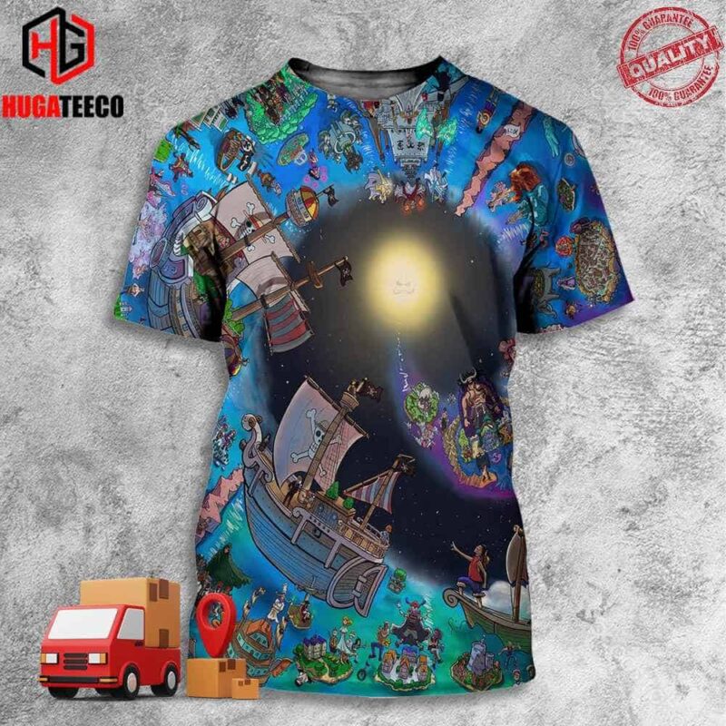 All One Piece Arcs In One Picture 3D T-Shirt