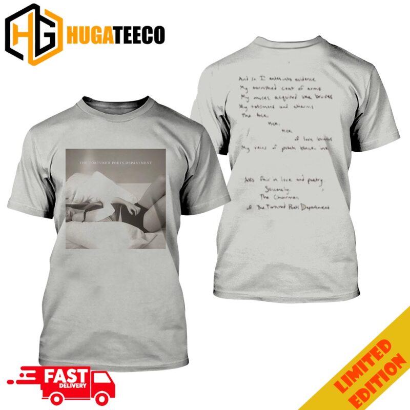 All’s Fair In Love And Poetry New Album The Tortured Poets Department Taylor Swift New Album Out April 19 2024 3D T-Shirt