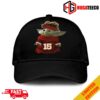 Baby Yoda Hug Super Bowl LVIII Season 2023-2024 Trophy Congratulations Kansas City Chiefs Is Champions Classic Hat-Cap