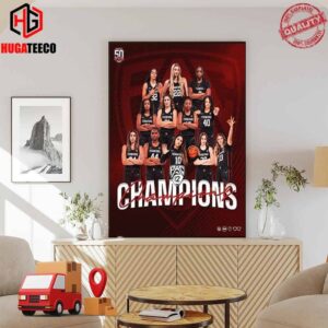 Back-To-Back-To-Back South Carolina Gamecocks 2024 Women’s Basketball Regular Season Champions SECWBB Poster Canvas