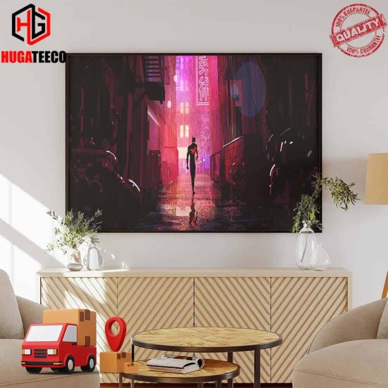 Batman Beyond Animated Film By Director Patrick Harpin And PD Yuhki Demers Across The Spider-Verse 3 Poster Canvas