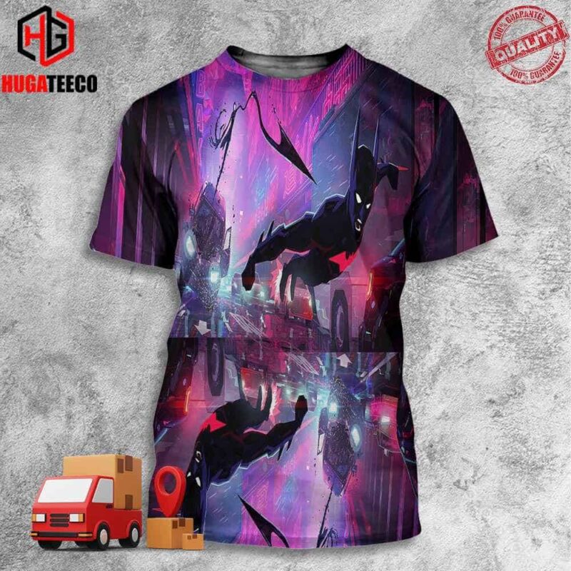 Batman Beyond Animated Film By Director Patrick Harpin And PD Yuhki Demers Across The Spider-Verse 3D T-Shirt