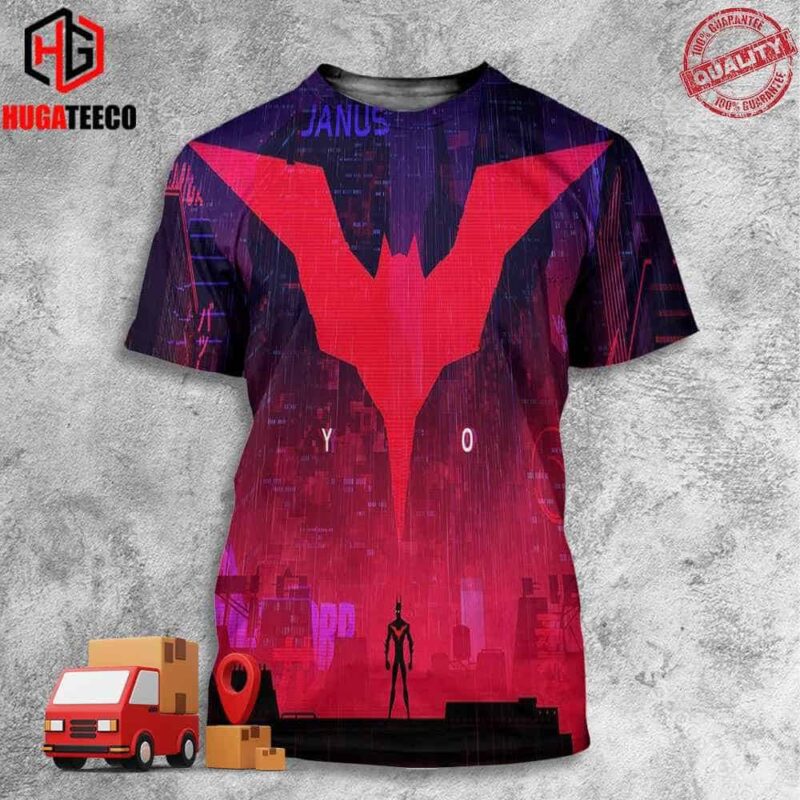Batman Beyond Big Logo Animated Film By Director Patrick Harpin And PD Yuhki Demers Across The Spider-Verse Picture 3D T-Shirt