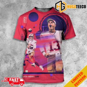 Best Poster For QB Brock Purdy Super Bowl LVIII 2023-2024 San Francisco 49ers vs Kansas City Chiefs NFL Playoffs 3D T-Shirt