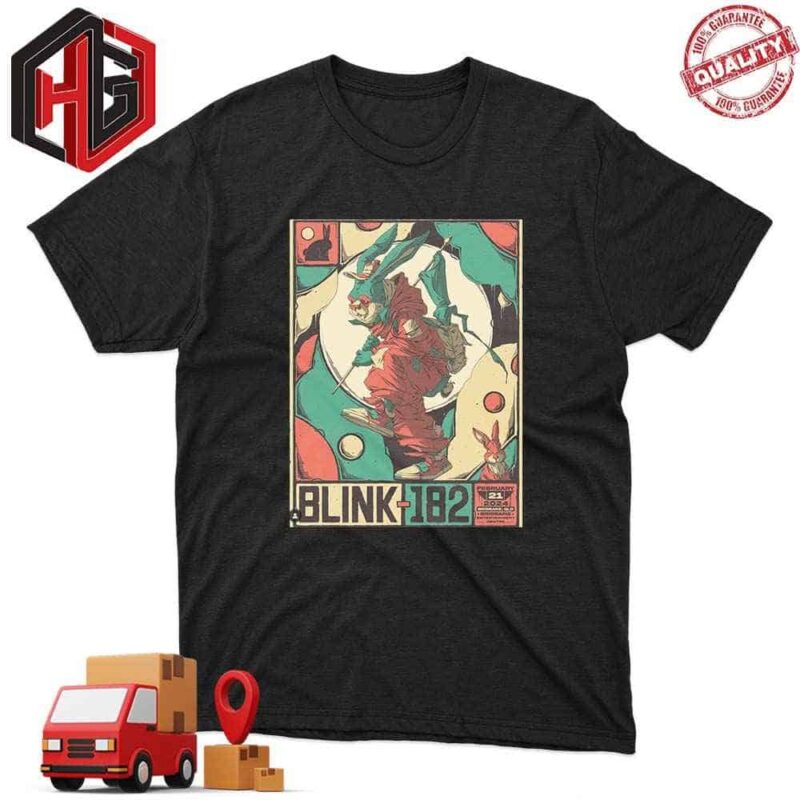 Brisbane February 21 2024 Blink 182 Night Two At Brisbane Entertainment Centre World Tour 2024 T-Shirt