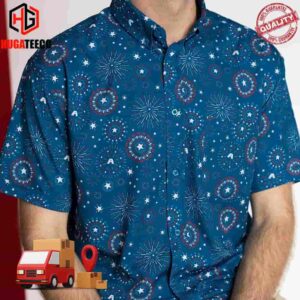 Captain America Stars Stripes And Shields RSVLTS Summer Hawaiian Shirt