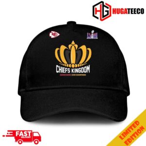Chiefs Kingdom Crown Kansas City Chiefs Champions Super Bowl LVIII Season 2023-2024 NFL Playoffs Merchandise  Hat-Cap
