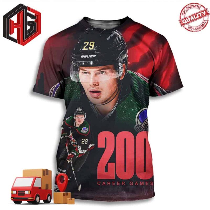 Congrats On 200 Career Games Barrett Hayton Arizona Coyotes 3D T-Shirt