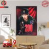 Bad Bunny Most Wanted Tour 2024 Setlist Poster Canvas