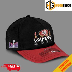 Congrats San Francisco 49ers Are Super Bowl LVIII Champions NFL Playoffs Team Abbey Road To The Victory Signatures Unisex Cap Hat Snapback Merchandise