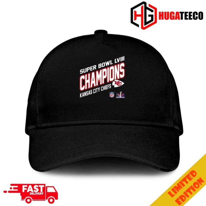 Congratulations Kansas City Chiefs Is Champions Of Super Bowl LVIII 2023-2024 NFL Merchandise Hat-Cap