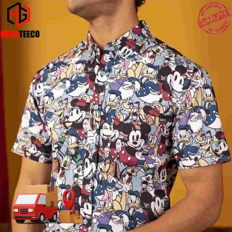 DISNEY100 The Gang’s All Here Summer RSVLTS Hawaiian Shirt