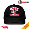 Dabbing Snoopy And Hold Super Bowl LVIII Season 2023-2024 Winner Trophy Congratulations Kansas City Chiefs Become Champions NFL Playoffs Merchandise Hat-Cap