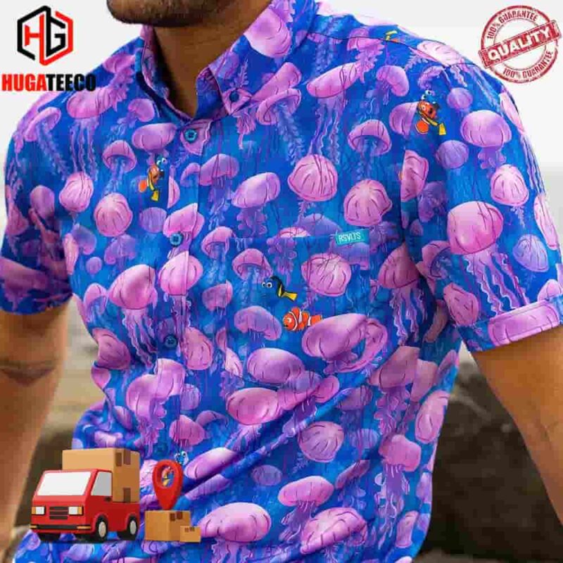 Disney And Pixar Finding Nemo Jellyfish Summer RSVLTS Hawaiian Shirt