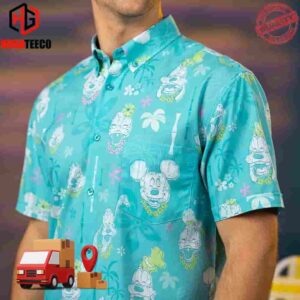 Disney Island Smilin Summer RSVLTS 2024 Collection Hawaiian Shirt