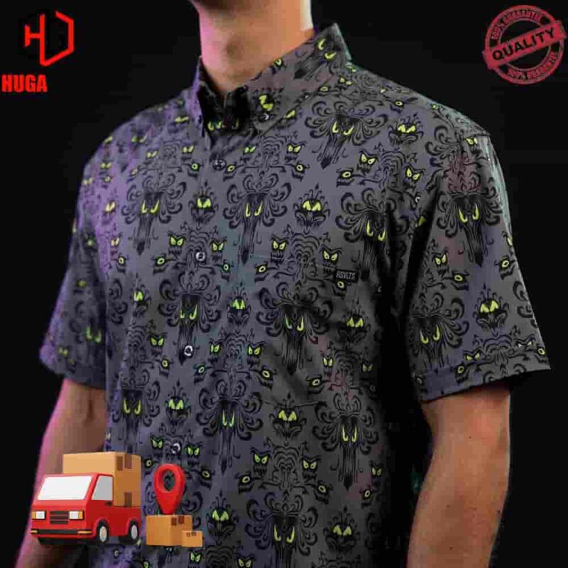 Disney’s Haunted Mansion Wall Creeps Summer RSVLTS Hawaiian Shirt