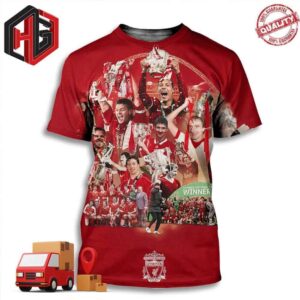 Elevating League Cup Triumph Latest Captain Of Liverpool – The Red Devils Lead The Way Carabao Cup 2024 3D T-Shirt