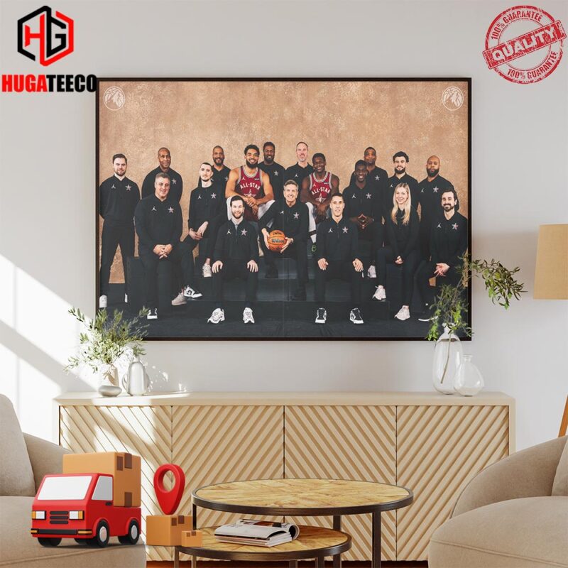 Family Minnesota Timberwolves All-Stars Poster Canvas