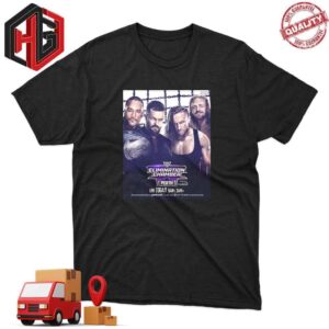 Finn Balor And Damian Priest Defend The Undisputed WWE Tag Team Titles Against The Bruiserweight Pete Dunne And  Tyler Bate  At WWE Elimination Chamber Perth T-Shirt