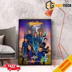 First Poster For The Thundermans Return Releasing On Paramount On March 7 2024 Poster Canvas