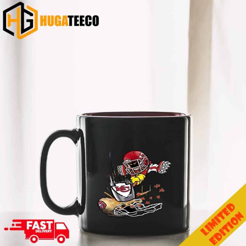 Funny Kansas City Chiefs Defeats San Francisco 49ers And Become Super Bowl LVIII Season 2023-2024 Champions NFL Playoffs Ceramic Mug