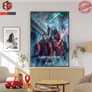 Ghostbusters Frozen Empire Exclusively In Theaters March 22 Poster Canvas
