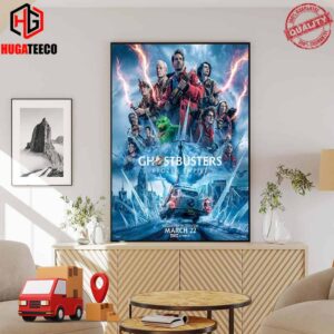 Ghostbusters Frozen Empire on the Big Screen Exclusive Premiere March 22 2024 Poster Canvas