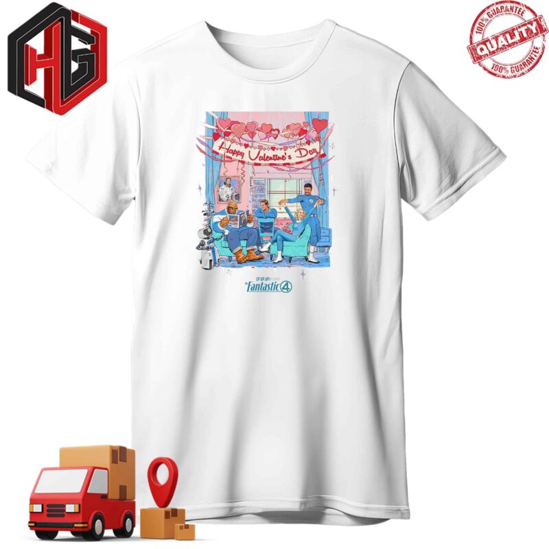 Happy Valentine’s Day From Marvel’s – The Fantastic Four Marvel Studios T-Shirt