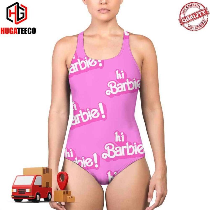 Hi Barbie Cute Pink Color Swimsuit Bikini Summer Collections