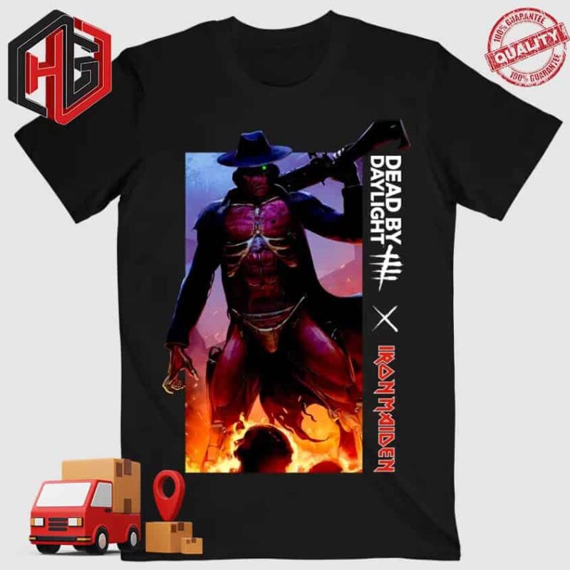 Skin The Slinger Skin Yourself The Deathslinger New Skin Dead By Daylight Stranger Eddie x Iron Maiden T-Shirt