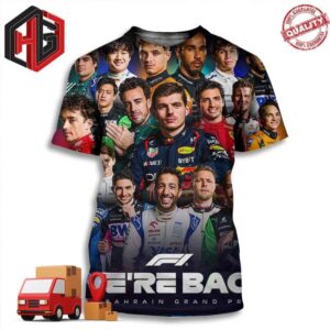 It’s Race Week All Racer In Formula 1 At Bahrain GP 3D T-Shirt