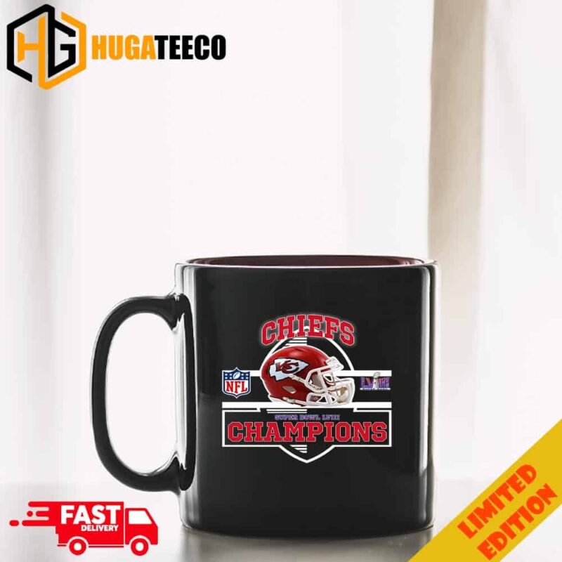 Kansas City Chiefs Helmet Congratulations Super Bowl LVIII Season 2023-2024 Champions NFL Playoffs Ceramic Mug