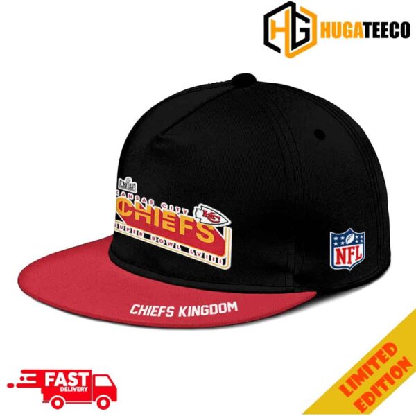 Kansas City Chiefs Super Bowl LVIII 2023-2024 Champions Chiefs Kingdom Logo Classic Hat-Cap Snapback