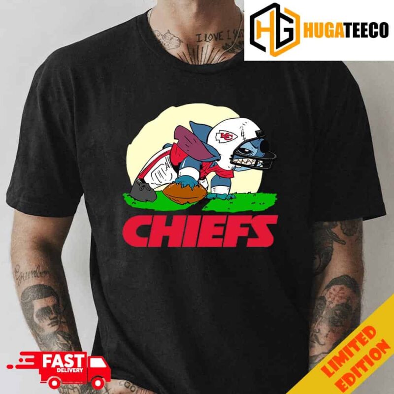 Kansas City Chiefs x Angry Stitch Funny Champions Of Super Bowl LVIII 2023-2024 Is Chiefs Congrats Winner NFL Playoffs Merchandise T-Shirt