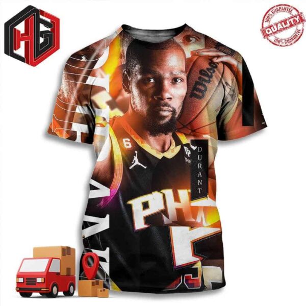 Kevin Wayne Durant – Professional Basketball Player -The Phoenix Suns – National Basketball Association NBA 3D T-Shirt