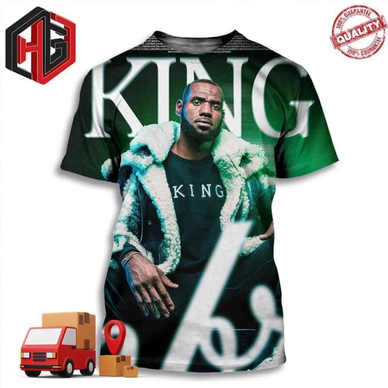 King LeBron Raymone James Sr Los Angeles Lakers Basketball Club National Basketball Association NBA 3D T-Shirt
