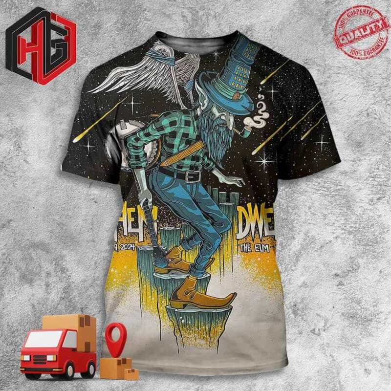 Kitchen Dwellers February 28th And 29th 2024 The Elm Bozeman Mt Painted By James Mazza 3D T-Shirt