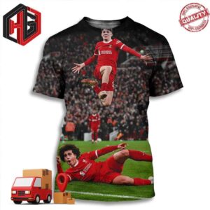 Lewis Koumas And Jayden Danns Liverpool FC – Two Players Aged 18 Or Younger Have Scored In The Same Senior Game 3D T-Shirt
